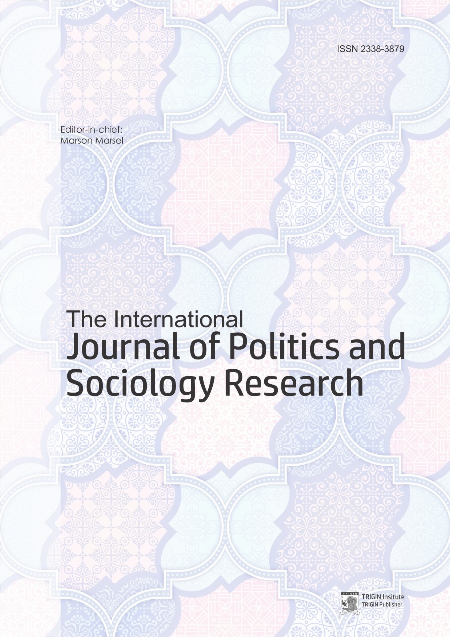 					View Vol. 8 No. 2 (2020): September: Politics and Sociology
				
